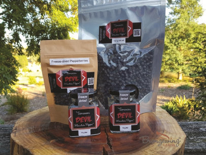 Packaged Tasmanian Mountain Pepper Berries